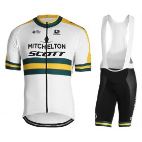 Tenue Maillot + Cuissard à Bretelles 2019 Mitchelton-Scott N002